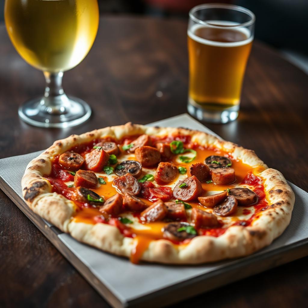 Broken Tooth Brewing pizza