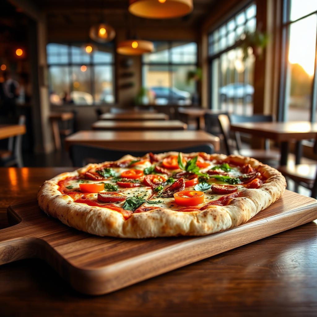 Pesto Cafe pizza