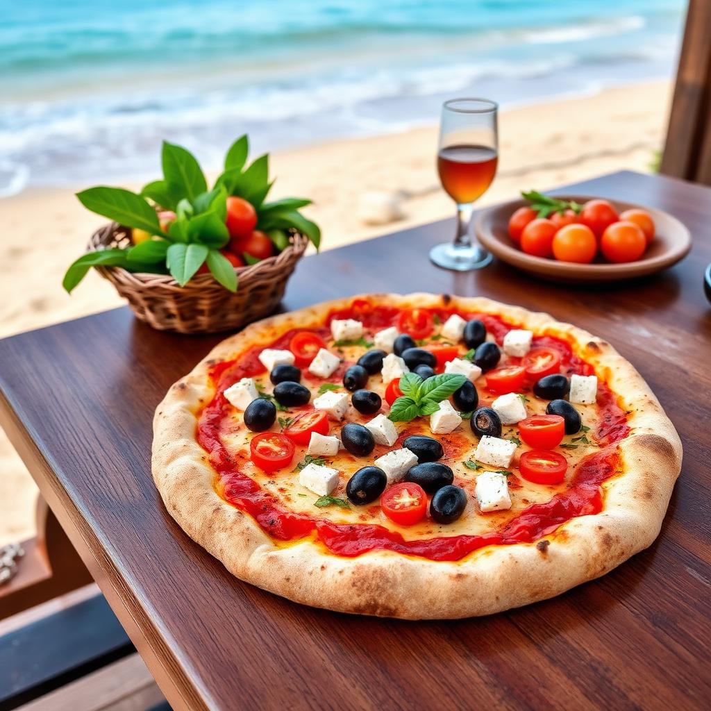 Pizza Paradiso Mediterranean Grill pizza