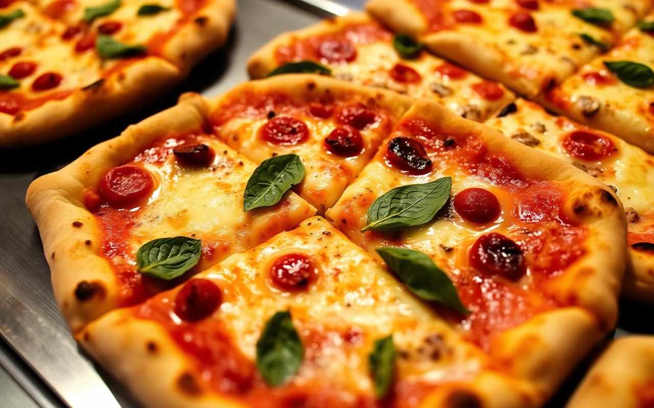 Pizaro's Pizza Roman Style pizza
