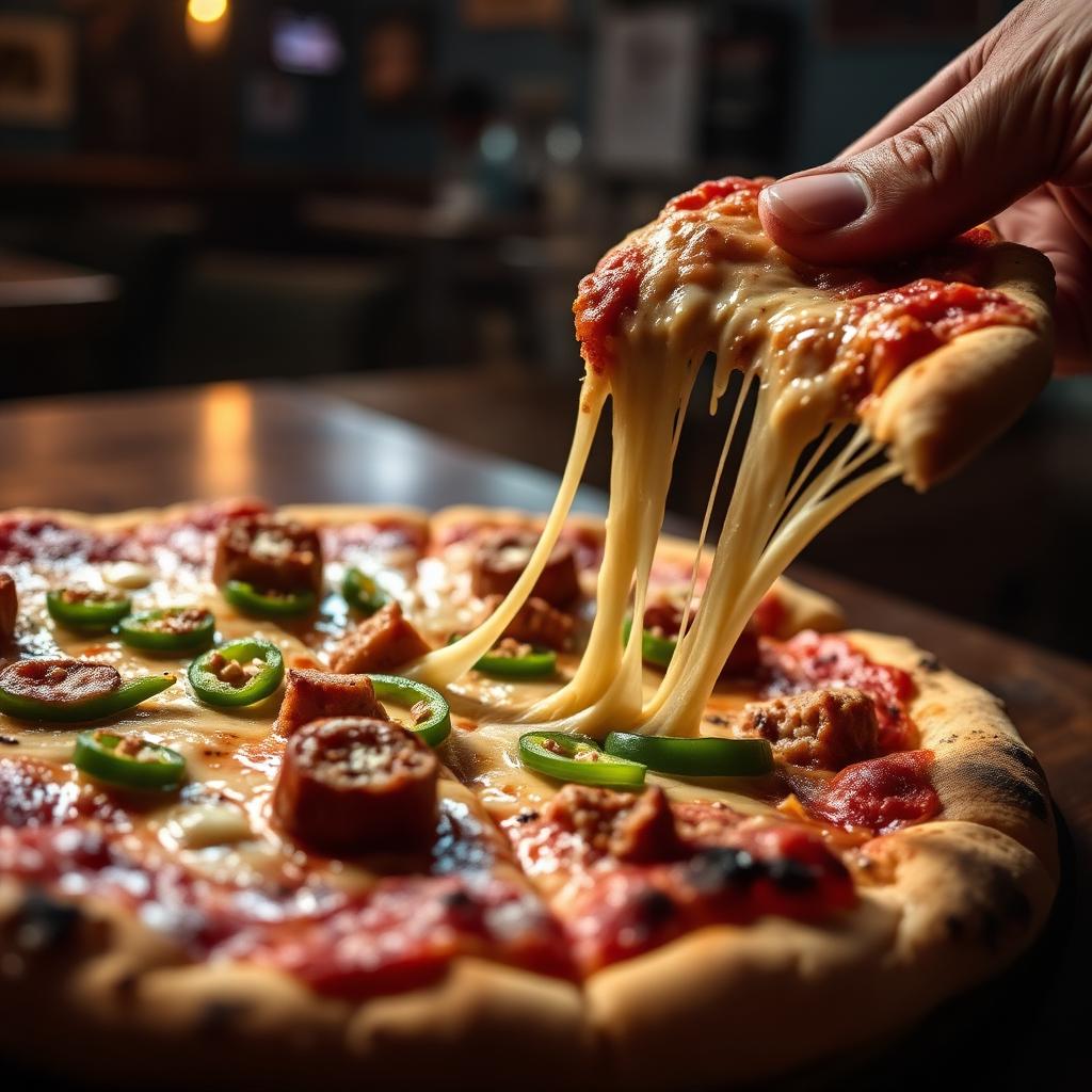 Wick's Pizza pizza