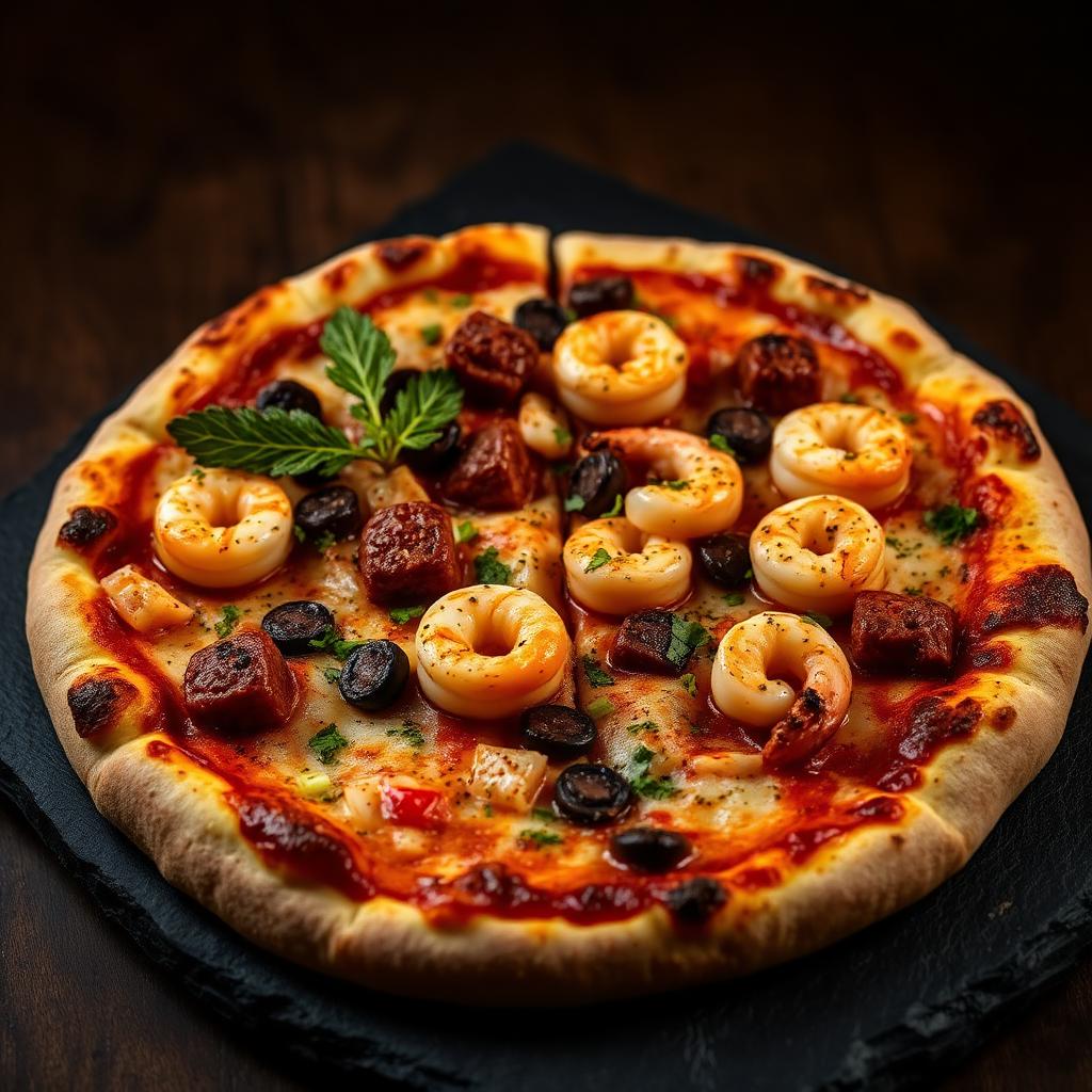 Fleur de Lis Pizza pizza