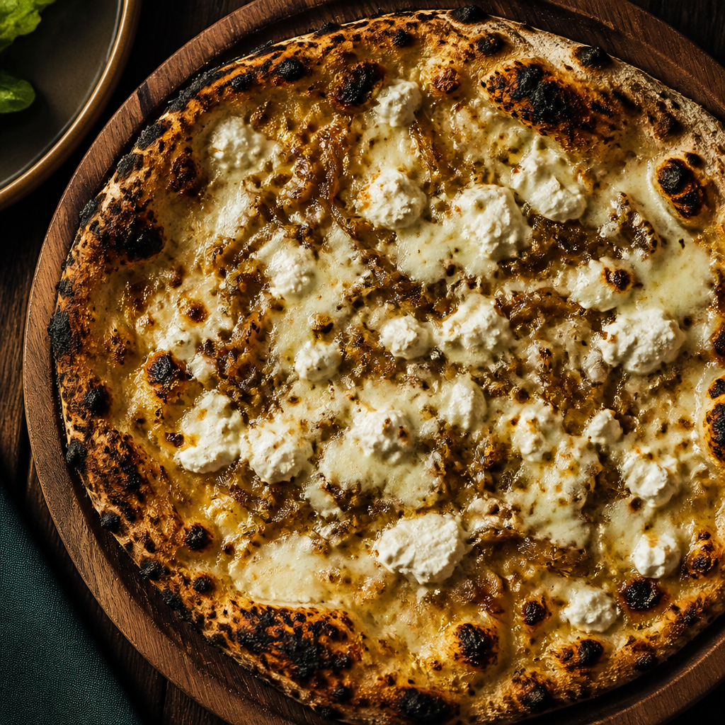 Anju Noodle Bar (Cheese Louise) pizza