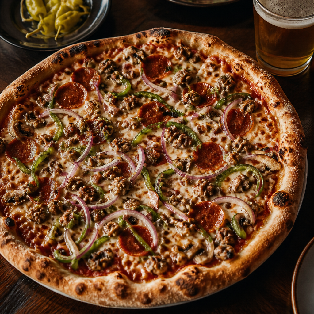 Blackfoot River Brewing pizza