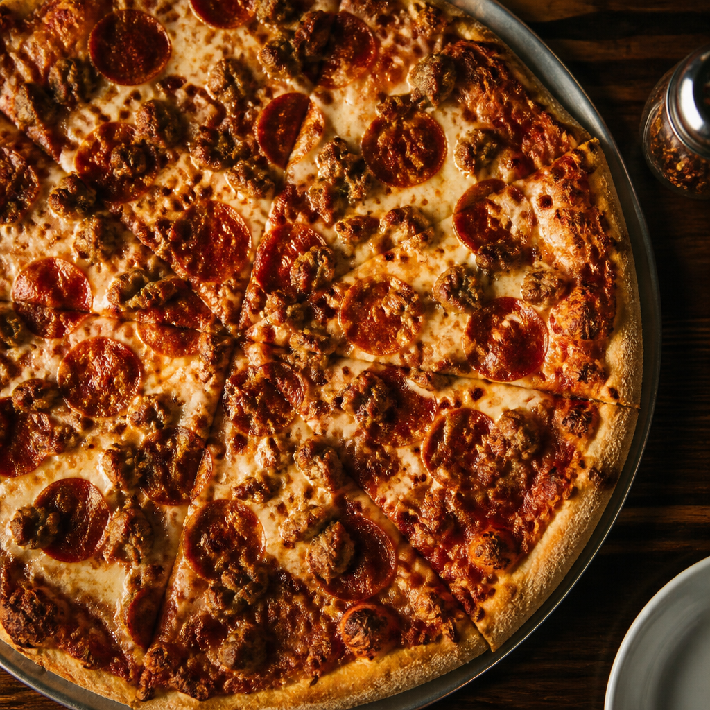 Black Diamond Pizza pizza