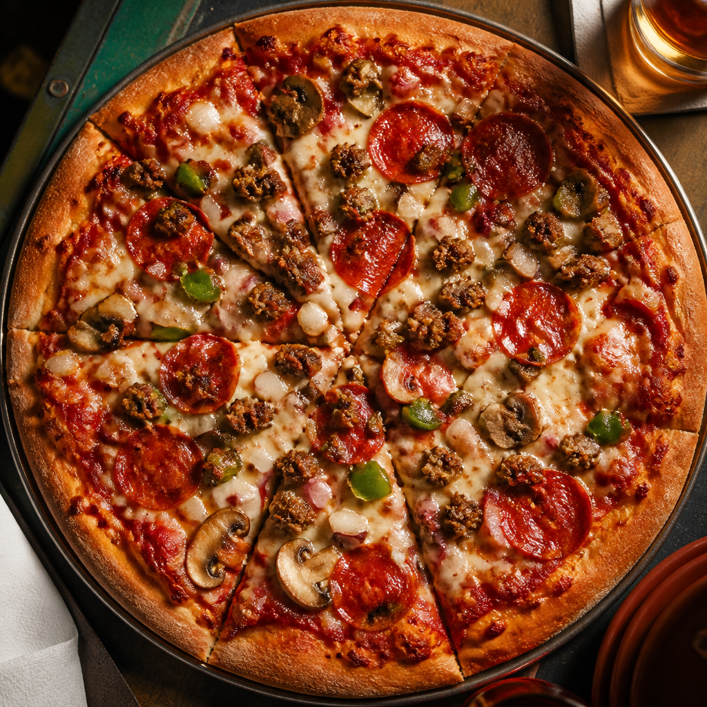 Space Aliens Bar & Grill pizza
