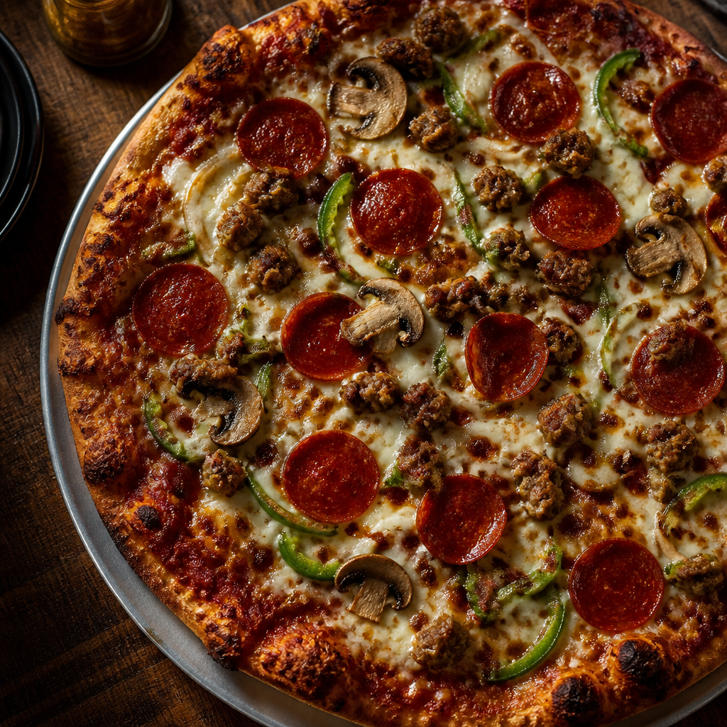Big Fred's Pizza Garden pizza