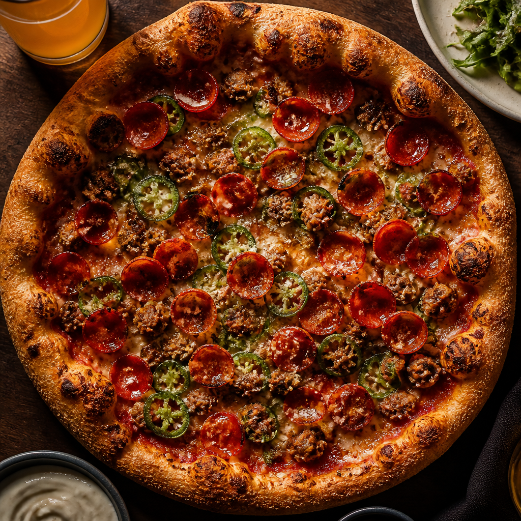 Lazlo's Brewery pizza