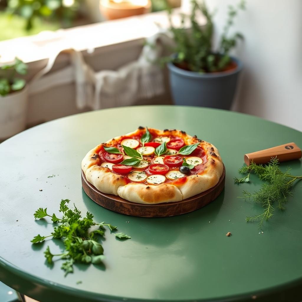 Rustic on the Green pizza