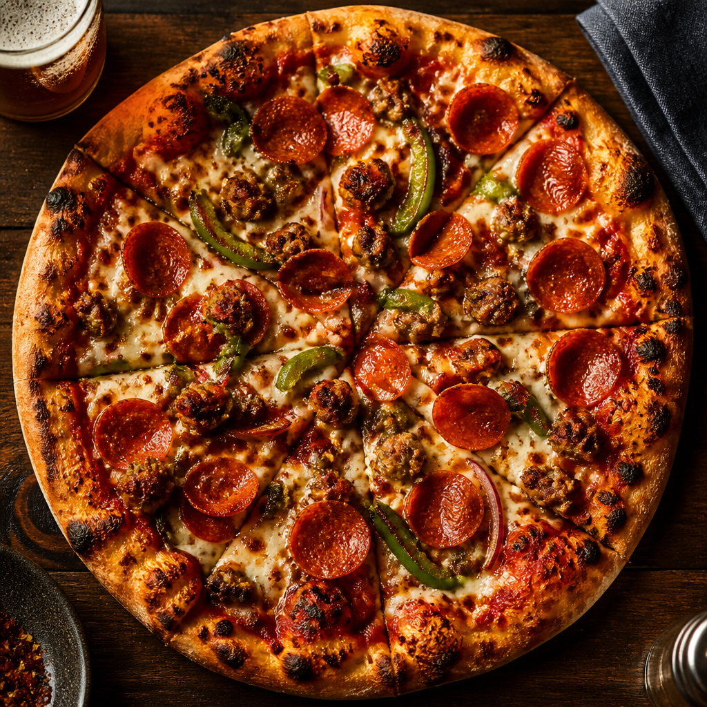 Crooked Pint Ale House pizza