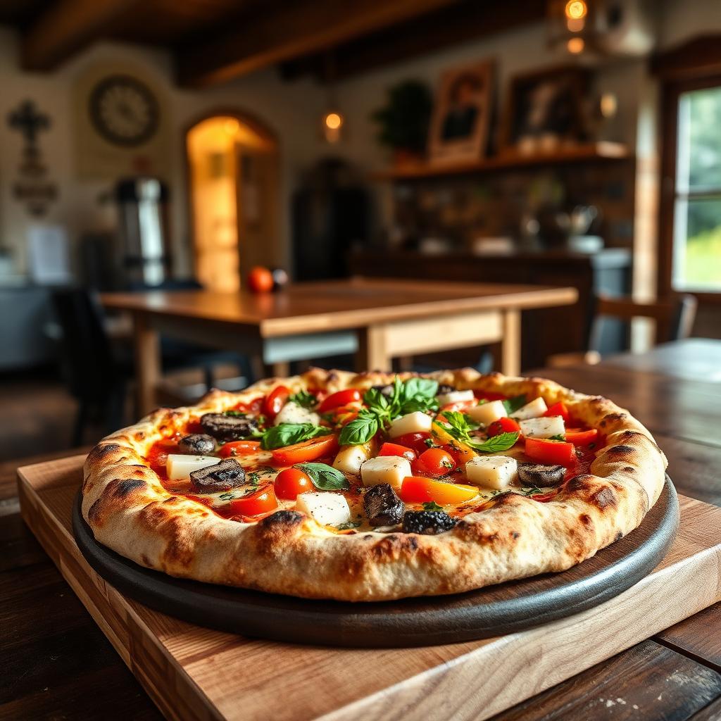 Dr. Ho's Humble Pie pizza