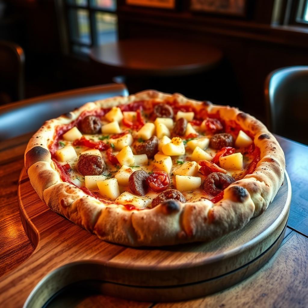 Glass Nickel Pizza pizza